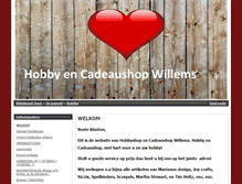 Tablet Screenshot of hobbyshopwillems.nl